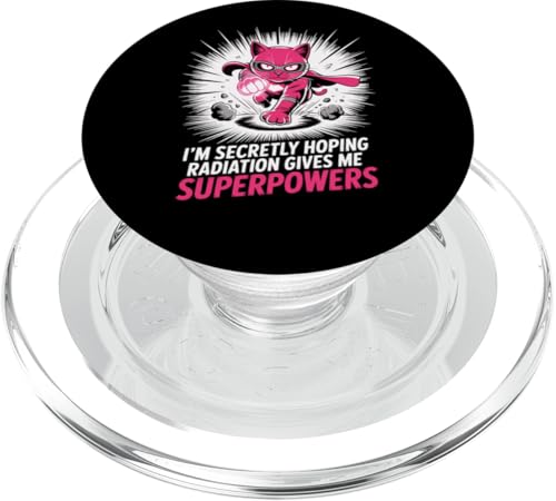 Ich hoffe insgeheim, dass Strahlung mir Superkräfte verleiht Krebs PopSockets PopGrip für MagSafe Ich hoffe insgeheim, dass Strahlung mir Superkräfte verleiht Krebs PopSockets PopGrip für MagSafe von I'm Secretly Hoping Radiation Gives Me Superpowers