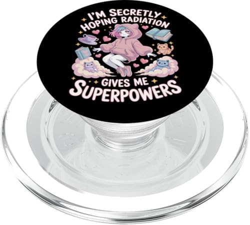 Ich hoffe insgeheim, dass Strahlung mir Superkräfte verleiht Krebs PopSockets PopGrip für MagSafe Ich hoffe insgeheim, dass Strahlung mir Superkräfte verleiht Krebs PopSockets PopGrip für MagSafe von I'm Secretly Hoping Radiation Gives Me Superpowers