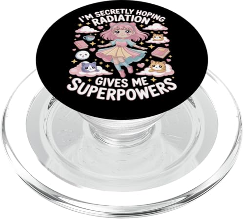 Ich hoffe insgeheim, dass Strahlung mir Superkräfte verleiht Krebs PopSockets PopGrip für MagSafe Ich hoffe insgeheim, dass Strahlung mir Superkräfte verleiht Krebs PopSockets PopGrip für MagSafe von I'm Secretly Hoping Radiation Gives Me Superpowers