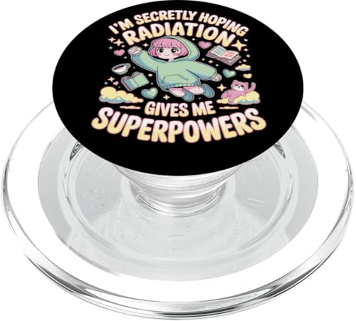 Ich hoffe insgeheim, dass Strahlung mir Superkräfte verleiht Krebs PopSockets PopGrip für MagSafe Ich hoffe insgeheim, dass Strahlung mir Superkräfte verleiht Krebs PopSockets PopGrip für MagSafe von I'm Secretly Hoping Radiation Gives Me Superpowers