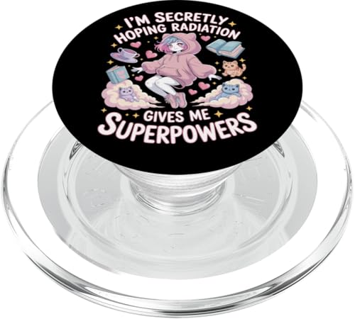 Ich hoffe insgeheim, dass Strahlung mir Superkräfte verleiht Krebs PopSockets PopGrip für MagSafe Ich hoffe insgeheim, dass Strahlung mir Superkräfte verleiht Krebs PopSockets PopGrip für MagSafe von I'm Secretly Hoping Radiation Gives Me Superpowers
