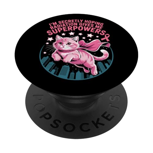 Ich hoffe insgeheim, dass Strahlung mir Superkräfte verleiht Patient PopSockets Klebender PopGrip Ich hoffe insgeheim, dass Strahlung mir Superkräfte verleiht Patient PopSockets Klebender PopGrip von I'm Secretly Hoping Radiation Gives Me Superpowers