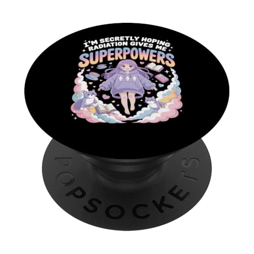 Ich hoffe insgeheim, dass Strahlung mir Superkräfte verleiht Patient PopSockets Klebender PopGrip Ich hoffe insgeheim, dass Strahlung mir Superkräfte verleiht Patient PopSockets Klebender PopGrip von I'm Secretly Hoping Radiation Gives Me Superpowers