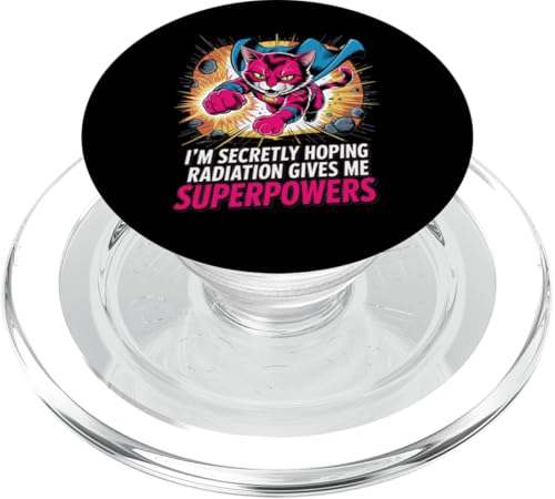 Ich hoffe insgeheim, dass Strahlung mir Superkräfte verleiht Patient PopSockets PopGrip für MagSafe Ich hoffe insgeheim, dass Strahlung mir Superkräfte verleiht Patient PopSockets PopGrip für MagSafe von I'm Secretly Hoping Radiation Gives Me Superpowers