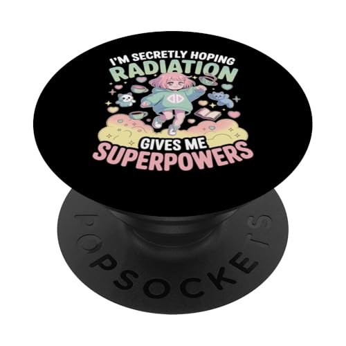 Ich hoffe insgeheim, dass Strahlung mir Superkräfte verleiht PopSockets Klebender PopGrip Ich hoffe insgeheim, dass Strahlung mir Superkräfte verleiht PopSockets Klebender PopGrip von I'm Secretly Hoping Radiation Gives Me Superpowers