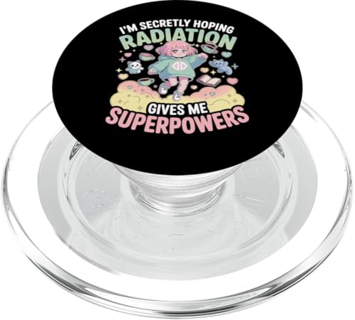 Ich hoffe insgeheim, dass Strahlung mir Superkräfte verleiht PopSockets PopGrip für MagSafe Ich hoffe insgeheim, dass Strahlung mir Superkräfte verleiht PopSockets PopGrip für MagSafe von I'm Secretly Hoping Radiation Gives Me Superpowers