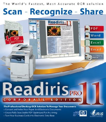 Readiris pro 11.0 Corporate Edition (Mac CD) von I.R.I.S.