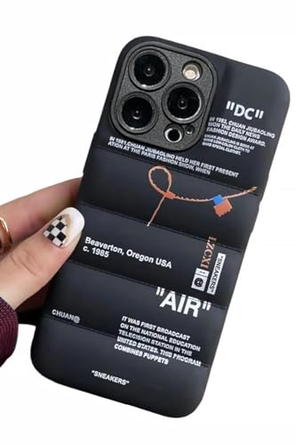 IAIYOXI Puffer-Schutzhülle mit Sportschuhen, Marken-Design für iPhone 11 Pro, Sneaker-Ins, weißes oder schwarzes Etikett, weiche Abdeckung, schwarze Puffy-Hülle für iPhone 14, 13, 12, 11 Pro Max Plus, IAIYOXI Puffer-Schutzhülle mit Sportschuhen, Marken-Design für iPhone 11 Pro, Sneaker-Ins, weißes oder schwarzes Etikett, weiche Abdeckung, schwarze Puffy-Hülle für iPhone 14, 13, 12, 11 Pro Max Plus, von IAIYOXI