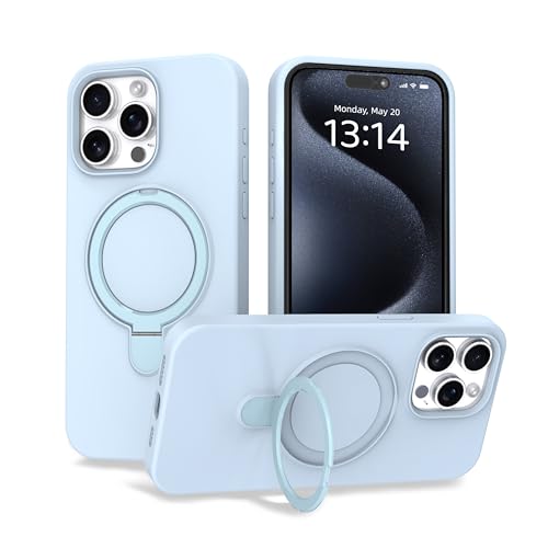 IAIYOXI Hülle für iPhone 13 Pro Max Hülle mit magnetischem, unsichtbarem Ständer, MagSafe-kompatibel, militärische Falltests, stoßfeste Silikonhülle für Damen und Herren (6,7 Zoll, 2021) - iPhone 13 von IAIYOXI