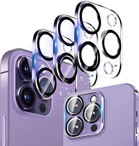 IBETEK 3-Stück Kamera Schutzfolie Kompatible mit iPhone 14 Pro / 14 Pro Max 6.7 Zoll Kamera Schutzfolie,9H Härte Panzerfolie, Anti-Shedding, Anti-Kratzer, Anti-Staub, Ultra-klar von IBETEK