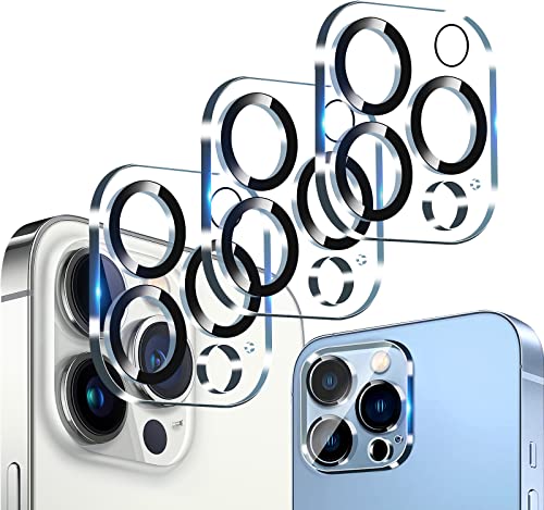 IBETEK 3-Stück Kamera Schutzglas Kompatible mit iPhone 13 Pro/iPhone 13 Pro Max Kamera Schutzfolie,9H Härte Panzerfolie, Anti-Shedding, Anti-Kratzer, Anti-Staub von IBETEK