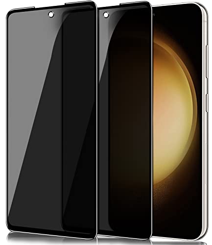 IBETEK Schutzfolie für Samsung Galaxy S23 Plus/S23+ Sichtschutz, [2 Stück] Anti Spy Panzerglasfolie Tempered Glass 9H Härte Gehärtetem Glas Dunkel Folie Blickschutzfolie Displayschutzfolie von IBETEK