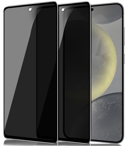 IBETEK Schutzfolie für Samsung Galaxy S24 5G Sichtschutz, [2 Stück] Anti Spy Sichtschutz Panzerglasfolie Tempered Glass 9H Härte Gehärtetem Glas Dunkel Folie Blickschutzfolie Displayschutzfolie von IBETEK