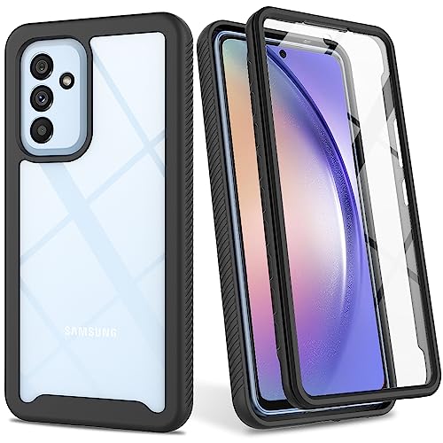 IBETEK für Samsung Galaxy A54 5G Hülle, 360 Grad Rundumschutz Handyhülle mit Weich Eingebautem Displayschutz, Stoßfest TPU Bumper Schutzhülle Robuste Kratzfest Outdoor Case für Samsung Galaxy A54 von IBETEK