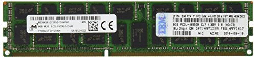 IBM 49Y1399 PC3-8500 CL7 Arbeitspeicher 8GB (1066MHz, 240-polig DIMM) DDR3-RAM Kit von IBM