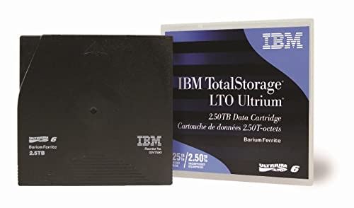 IBM LTO Ultrium 6 Native/Compressed 2.5TB / 6.25TB 1er-Pack Sonderartikel (BaFe) (B) von IBM