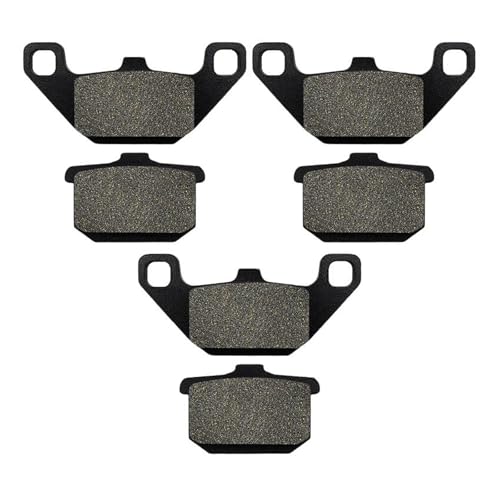 Auto Bremsbeläge Für Kawasaki ZG1200 Für Voyager 1986–2003 GTR 1000 ZG1000 1986–1993 VN1500 Für Vulcan 1988–1995 Zubehör(3 Paare) von IBNA