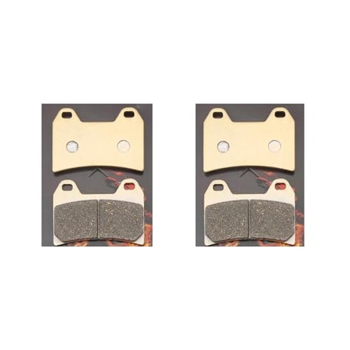 Auto Bremsbeläge Für MOTO GUZZI 850 Für Breva IE Für Griso (2006–2007) 1100 Für Breva 1200 Für Griso 8V Sport 4V Für Stelvio 8V NTX ABS Zubehör(Vorne 2 Paar) von IBNA