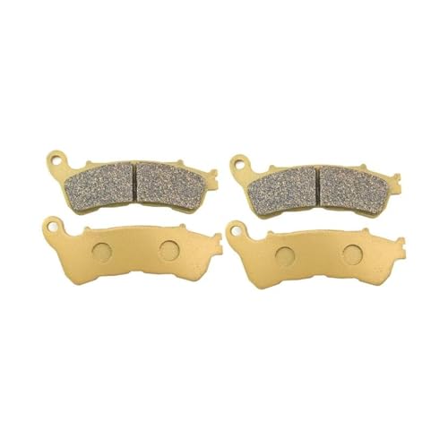 Auto Bremsbeläge Für Pan European Motorräder NT 700 V 2006-2013 VFR 800 2006–2013 XL 1000 V 2004–2011 CTX 1300 ST 1300 Zubehör(Vorne 2 Paar) von IBNA