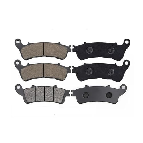 Auto Bremsbelagsatz Motorrad Vorne Und Hinten NT700/NT 700 Für Deauville 2006-2013 Und VFR800 2006 2007 2008 2009 Zubehör(1 Satz) von IBNA