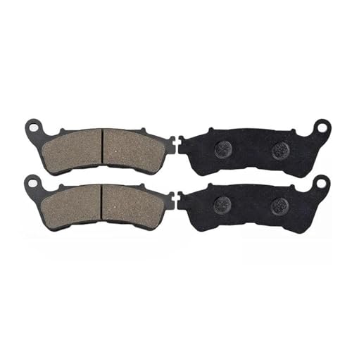 Auto Bremsbelagsatz Motorrad Vorne Und Hinten NT700/NT 700 Für Deauville 2006-2013 Und VFR800 2006 2007 2008 2009 Zubehör(Vorne 2 Paare) von IBNA