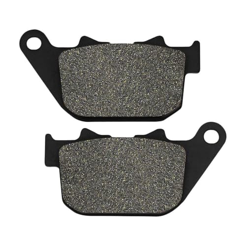 Auto Für Harley XL883 Für Sportster XL883R XL 883 Für Roadster 2005-2014 XL1200 XL1200R XL 1200 Für Sportster 2004-2008 Motorrad Vorne Hinten Bremsbeläge Zubehör(Hinten 1 Paar) von IBNA