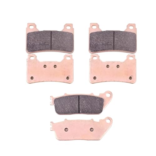 Auto Kit 800CC Motorrad VFR800 VFR800X Für Crossrunner VFR 800 X 2015 2016 Motorrad Bremsbeläge Vorne Und Hinten Zubehör(Sintered Front Rear) von IBNA