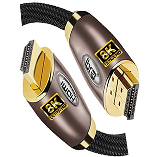 IBRA Red 2.1 HDMI Kabel 8K Ultra High-Speed 48Gbps Blei | Unterstützt 8K @60HZ,4K@120HZ,4320p,kompatibel mit Fire TV,3D-Unterstützung,Ethernet-Funktion, 8K UHD,3D-Xbox Playstation PS3 PS4 usw.-3M IBRA Red 2.1 HDMI Kabel 8K Ultra High-Speed 48Gbps Blei | Unterstützt 8K @60HZ,4K@120HZ,4320p,kompatibel mit Fire TV,3D-Unterstützung,Ethernet-Funktion, 8K UHD,3D-Xbox Playstation PS3 PS4 usw.-3M von IBRA