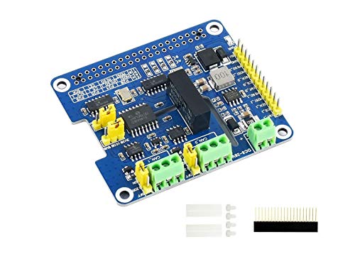 IBest 2-CH CAN FD HAT 2-Channel Isolated CAN Bus Expansion HAT for Raspberry Pi Series Boards with Multi Onboard Protection Circuits Support CAN2.0 CAN FD Protocols von IBest