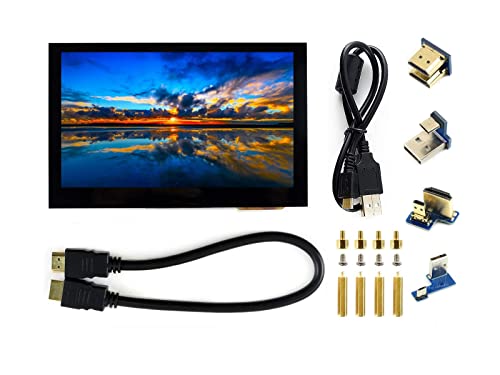 IBest 4.3inch HDMI LCD (B) Capacitive Touch Screen Monitor 800x480 IPS Display for Raspberry Pi, Jetson Nano,Beaglebone Black, Banana Pi, PC Support Windows 10 8.1 8 7 von IBest