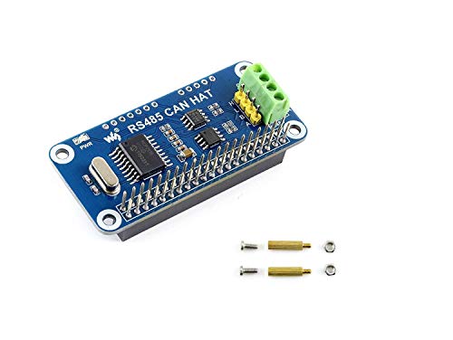 IBest RS485 CAN HAT for Raspberry Pi Zero/Zero W/Zero WH/2B/3B/3B+ Allows Stable Long-Distance Communication Onboard CAN Controller MCP2515, Transceiver SN65HVD230, Transceiver SP3485 von IBest