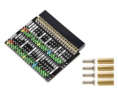 IBest for Raspberry Pi 400 GPIO Header Adapter 2X 40 PIN Color-Coded Header Expansion Board,Easy Expansion von IBest