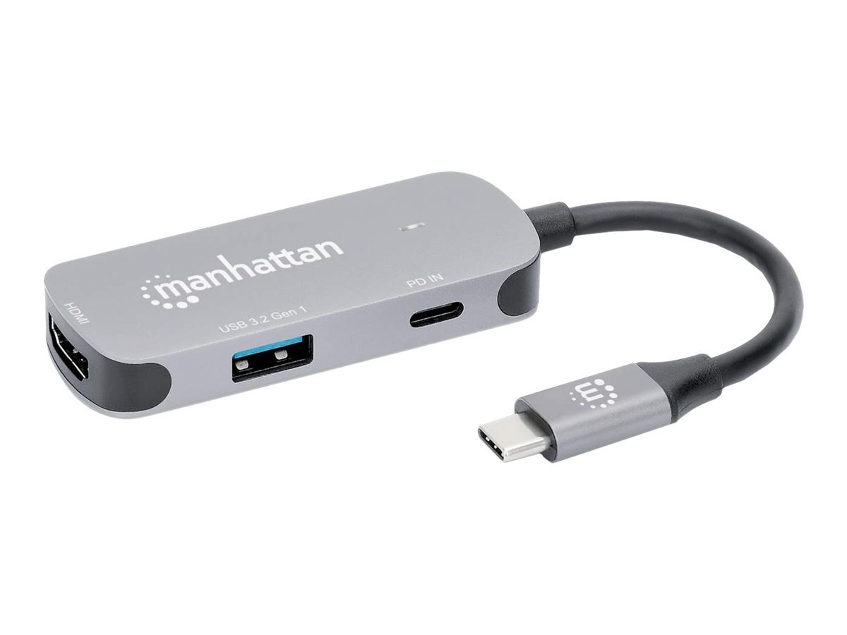 IC INTRACOM Laptop-Dockingstation MANHATTAN USB-C auf HDMI 3-in-1 Docking-Konverter mit PD IC INTRACOM Laptop-Dockingstation MANHATTAN USB-C auf HDMI 3-in-1 Docking-Konverter mit PD von IC INTRACOM