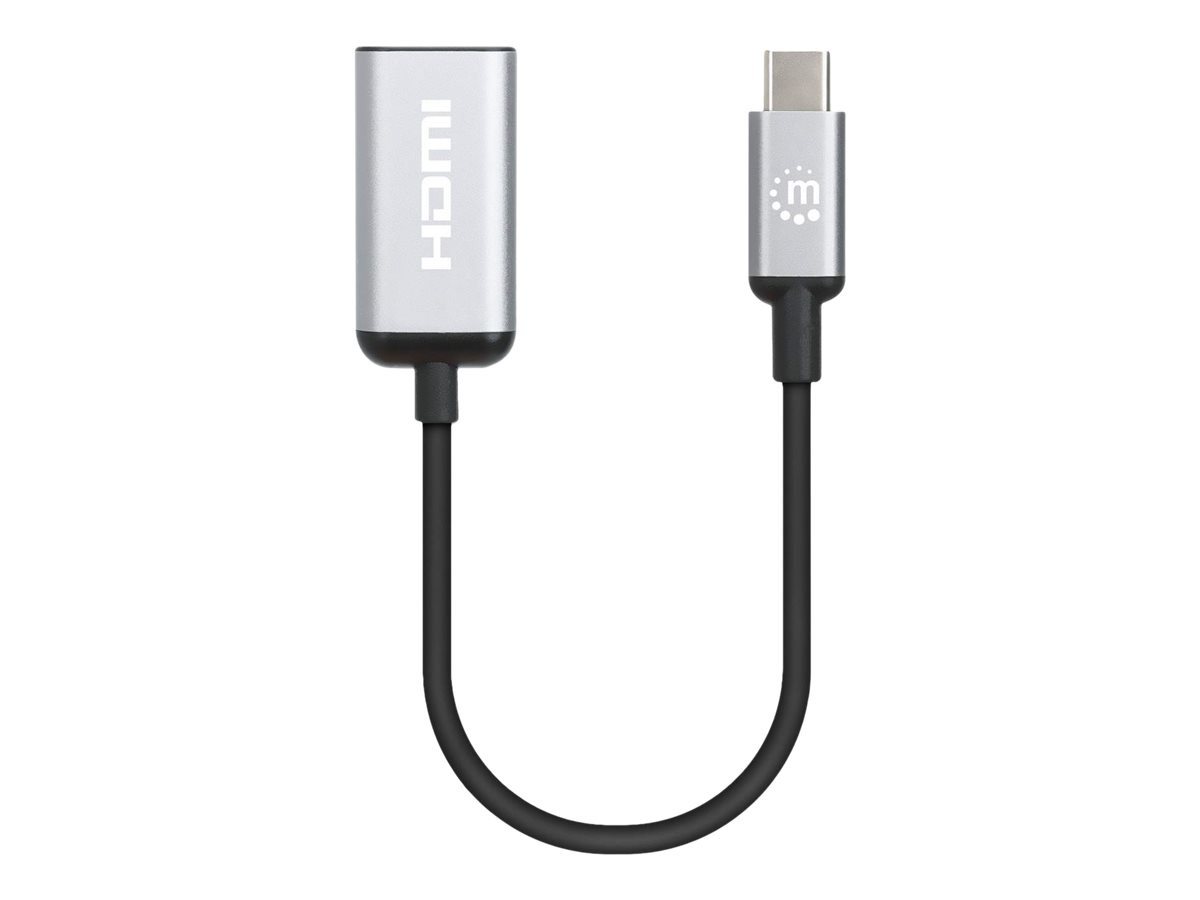 IC INTRACOM MANHATTAN 4K@60Hz USB 3.2 Typ C auf HDMI-Adapter 15cm Kabel Computer-Kabel IC INTRACOM MANHATTAN 4K@60Hz USB 3.2 Typ C auf HDMI-Adapter 15cm Kabel Computer-Kabel von IC INTRACOM