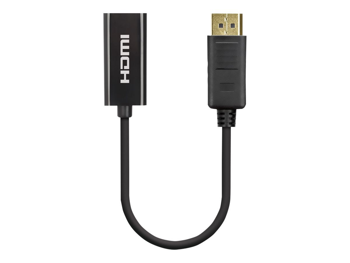 IC INTRACOM MANHATTAN Aktiver DisplayPort auf HDMI Adapter 4K@60Hz schwarz Computer-Kabel IC INTRACOM MANHATTAN Aktiver DisplayPort auf HDMI Adapter 4K@60Hz schwarz Computer-Kabel von IC INTRACOM