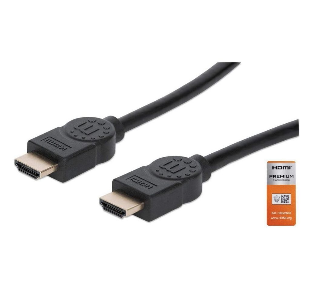 IC INTRACOM MANHATTAN Premium HDMI-Kabel Ethernet-Kanal 4K@60HZ 5m HDMI-Kabel von IC INTRACOM