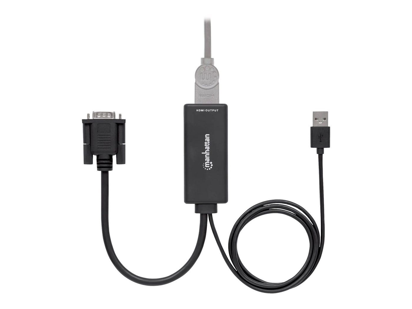 IC INTRACOM MANHATTAN VGA und USB auf HDMI-Konverter Manhattan. weiß HDMI-Kabel von IC INTRACOM