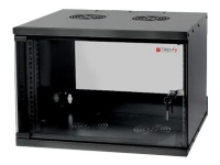TECHly Professional D320 - Rack-Gehäuse - wandmontierbar - schwarz, RAL 9005 - 6U - 19 TECHly Professional D320 - Rack-Gehäuse - wandmontierbar - schwarz, RAL 9005 - 6U - 19 von IC Intracom