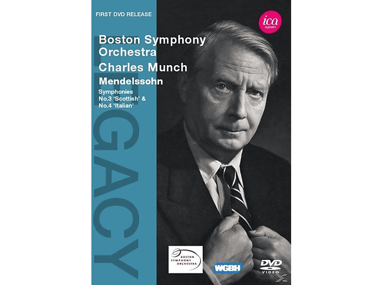 Charles/boston So Munch - Sinfonien 3+4 (DVD) von ICA CLASSI