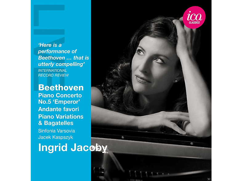 Ingrid Jacoby, The Sinfonia Varsovia - Piano Concerto No.5 'Emperor' / Andante favori Variations & Bagatelles (CD) von ICA CLASSI