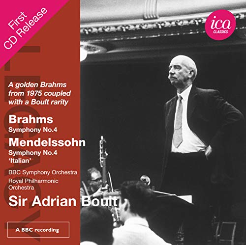 Brahms: Sinfonie Nr. 4 / Mendelssohn: Sinfonie Nr. 4 von ICA CLASSICS