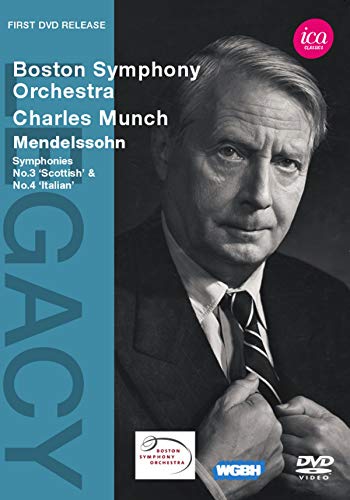 Charles Munch: Mendelssohn Symphonies No. 3 & 4 von ICA Classics