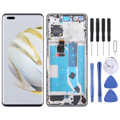 ICBAYXTS TYXNC ZDSNAD für Hua wei Nova10 Pro LCD-Digitizer Komplettset mit Rahmen (Violett) von ICBAYXTS