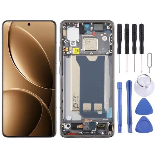 ICBAYXTS YXNCJP DSZQKS for Redmi K80 AMOLED LCD Screen Digitizer Full Assembly with Frame(Black) von ICBAYXTS