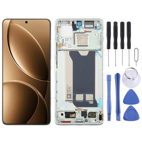 ICBAYXTS YXNCJP DSZQKS for Redmi K80 AMOLED LCD Screen Digitizer Full Assembly with Frame(Green) von ICBAYXTS