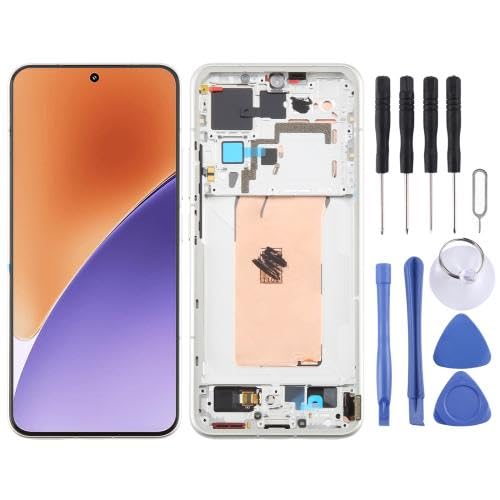 ICBAYXTS YXNCJP DSZQKS for Xiaomi15 AMOLED LCD Screen Digitizer Full Assembly with Frame(Matte Silver) von ICBAYXTS