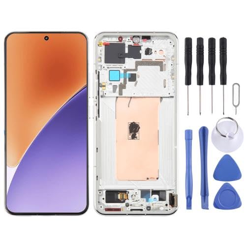 ICBAYXTS YXNCJP DSZQKS for Xiaomi15 AMOLED LCD Screen Digitizer Full Assembly with Frame(Mirror Silver) von ICBAYXTS