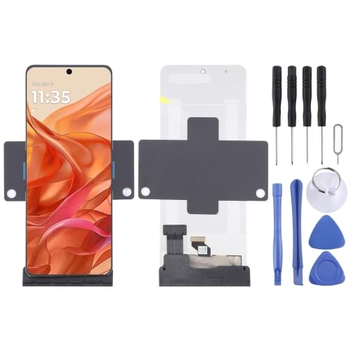 ICBAYXTS YXNCJP JBYSGQL for Moto rola Razr50 Ultra Faltbarer LTPO AMOLED-LCD-Bildschirm mit Digitizer-Vollmontage(Color2) von ICBAYXTS