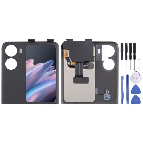 ICBAYXTS YXNCJP YXLGNDD LCD-Sekundärbildschirm for OP/PO Find N2 Flip mit Digitizer-Komplettbaugruppe(Black) von ICBAYXTS