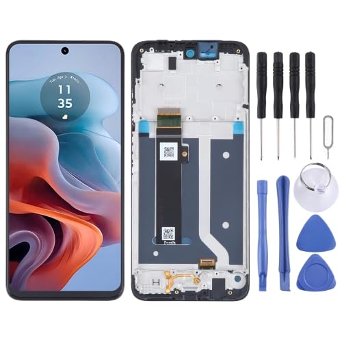 ICBAYXTS YXNCJP YXLGNDD for Moto G Play 2023 OEM LCD-Bildschirm Digitizer Komplettbaugruppe mit Rahmen(Color17) von ICBAYXTS